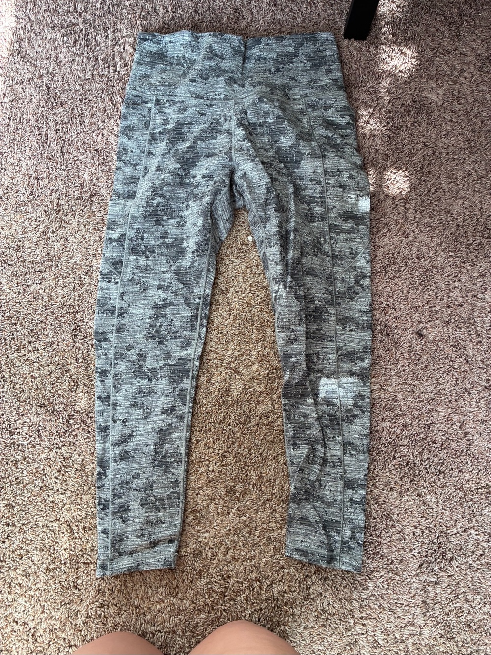 CALIA by Carrie Underwood Gray Camo Print Leggings